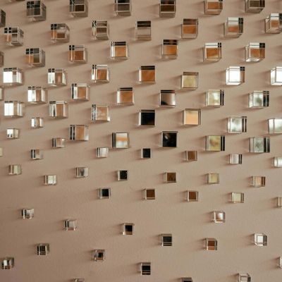 Contemporary decorative wall panels creating texture and depth